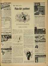 Better Homes & Gardens July 1948 Magazine Article: The diary of a Plain dirt gardener