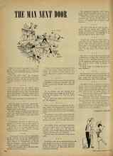 Better Homes & Gardens July 1948 Magazine Article: THE MAN NEXT DOOR