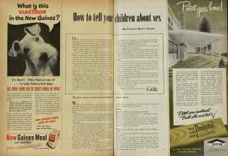 Better Homes & Gardens July 1948 Magazine Article: How to tell your children about sex