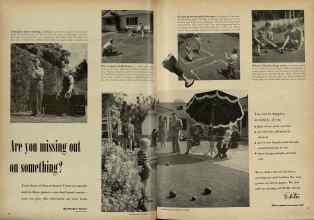 Better Homes & Gardens July 1948 Magazine Article: Are yon missing out on something?