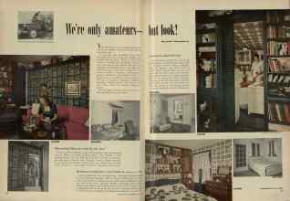 Better Homes & Gardens July 1948 Magazine Article: We're only amateurs but look!