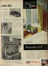 Better Homes & Gardens August 1948 Magazine Article: Garden clinc