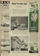 Better Homes & Gardens August 1948 Magazine Article: Glamor from three glads