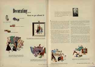 Better Homes & Gardens August 1948 Magazine Article: Decorating how to go about it