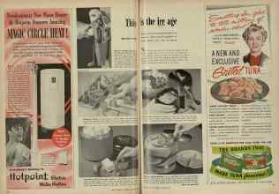Better Homes & Gardens August 1948 Magazine Article: This is the ice age