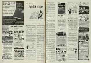 Better Homes & Gardens August 1948 Magazine Article: The diary of a Plain dirt gardener