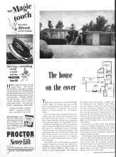 Better Homes & Gardens September 1948 Magazine Article: The house on the cover