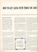 Better Homes & Gardens September 1948 Magazine Article: HOW TO GET ALONG WITH THOSE YOU LOVE