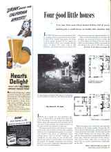 Better Homes & Gardens September 1948 Magazine Article: Four good little houses