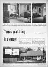 Better Homes & Gardens September 1948 Magazine Article: There's good living in a garage
