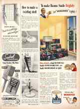 Better Homes & Gardens September 1948 Magazine Article: How to make a twirling shelf