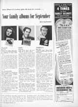 Better Homes & Gardens September 1948 Magazine Article: Your family albums for September