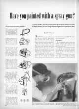 Better Homes & Gardens September 1948 Magazine Article: Have you painted with a spray gun?