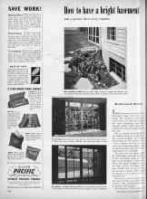 Better Homes & Gardens September 1948 Magazine Article: How to have a bright basement