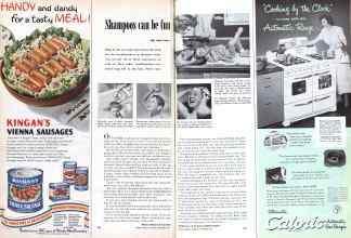 Better Homes & Gardens September 1948 Magazine Article: Shampoos can be fun