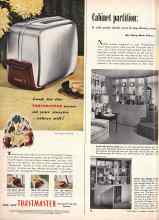 Better Homes & Gardens October 1948 Magazine Article: Cabinet partition