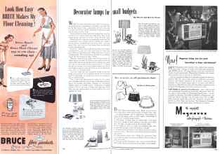 Better Homes & Gardens October 1948 Magazine Article: Decorator lamps for small budgets