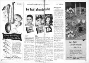 Better Homes & Gardens October 1948 Magazine Article: Your family albums for October