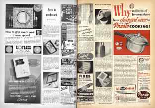 Better Homes & Gardens October 1948 Magazine Article: News in needlework