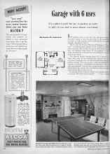 Better Homes & Gardens November 1948 Magazine Article: Garage with 6 uses