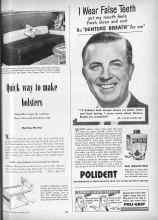 Better Homes & Gardens November 1948 Magazine Article: Quick way to make bolsters