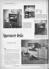 Better Homes & Gardens November 1948 Magazine Article: Spacesaver desks