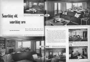 Better Homes & Gardens November 1948 Magazine Article: Something old something new