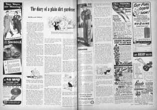 Better Homes & Gardens November 1948 Magazine Article: The diary of a plain dirt gardener