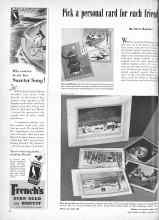 Better Homes & Gardens December 1948 Magazine Article: Pick a personal card for each friend