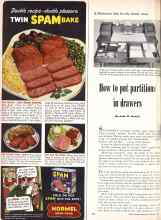 Better Homes & Gardens December 1948 Magazine Article: How to put partitions in drawers