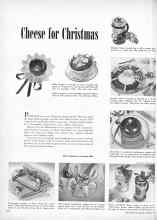 Better Homes & Gardens December 1948 Magazine Article: Cheese for Christmas