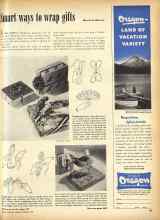 Better Homes & Gardens December 1948 Magazine Article: Smart ways to wrap gifts