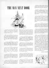 Better Homes & Gardens December 1948 Magazine Article: THE MAN NEXT DOOR