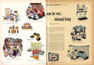 Better Homes & Gardens December 1948 Magazine Article: ... for easy, informal living