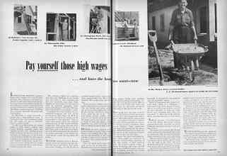 Better Homes & Gardens December 1948 Magazine Article: Pay yourself those high wages