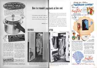 Better Homes & Gardens December 1948 Magazine Article: How to remodel your closets at low cost
