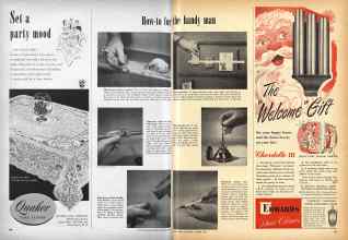 Better Homes & Gardens December 1948 Magazine Article: Page 190