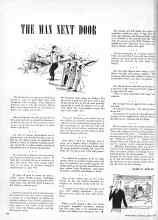 Better Homes & Gardens January 1949 Magazine Article: THE MAN NEXT DOOR