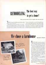 Better Homes & Gardens February 1949 Magazine Article: REMODELING: The best way to get a home?