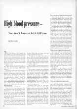 Better Homes & Gardens February 1949 Magazine Article: High blood pressure