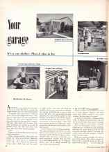 Better Homes & Gardens February 1949 Magazine Article: Your garage