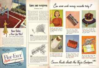 Better Homes & Gardens February 1949 Magazine Article: Page 28
