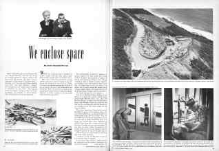Better Homes & Gardens February 1949 Magazine Article: We enclose space