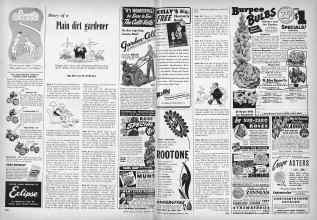 Better Homes & Gardens February 1949 Magazine Article: Diary of a Plain dirt gardener