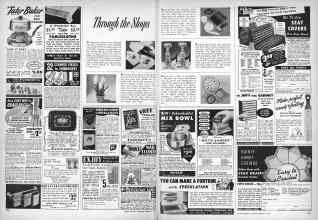 Better Homes & Gardens February 1949 Magazine Article: Through the Shops
