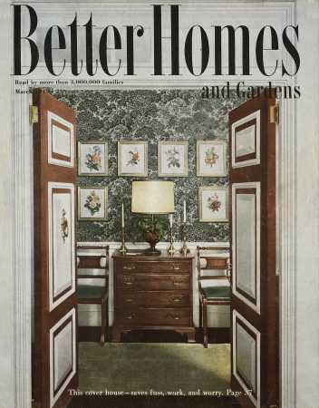 Better Homes & Gardens March 1949 Magazine Cover