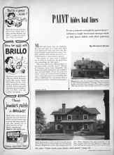 Better Homes & Gardens March 1949 Magazine Article: PAINT hides bad lines
