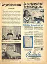 Better Homes & Gardens March 1949 Magazine Article: Give your bedroom drama