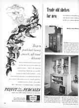 Better Homes & Gardens March 1949 Magazine Article: Trade old shelves for new
