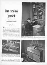 Better Homes & Gardens March 1949 Magazine Article: Turn carpenter yourself